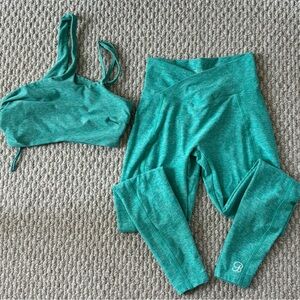 Teal Bombshell Sportswear Activewear Set